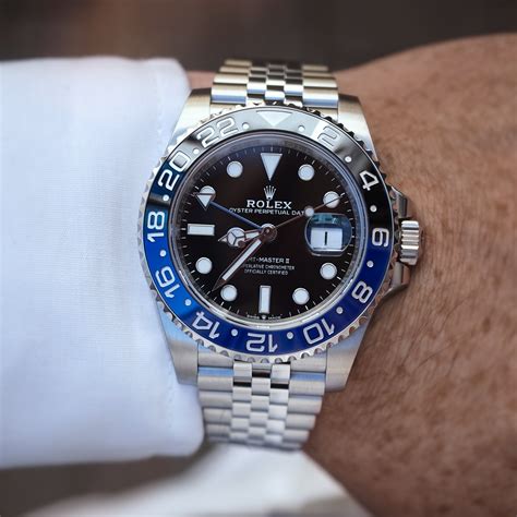 rolex gntm master 2|Rolex GMT Master 2 batgirl.